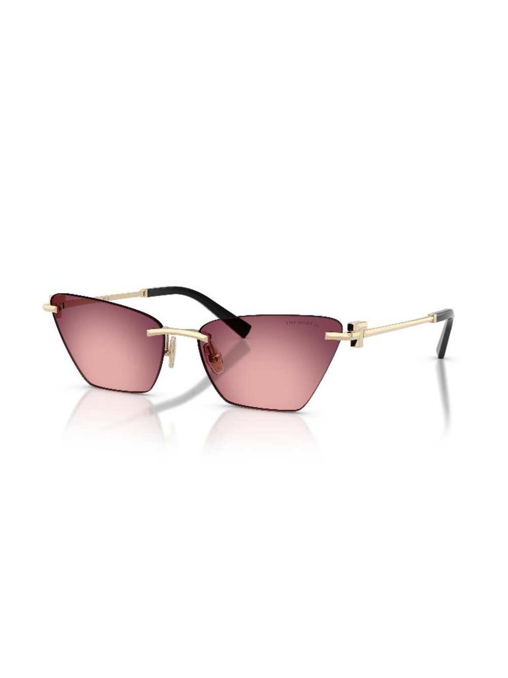New Tiffany Women's Sunglasses Gold Metal Frame TF3120 62428H 61